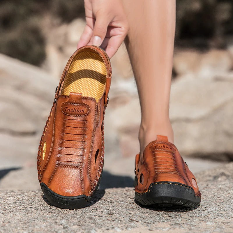Thomas – Orthopedic Leather Sandals