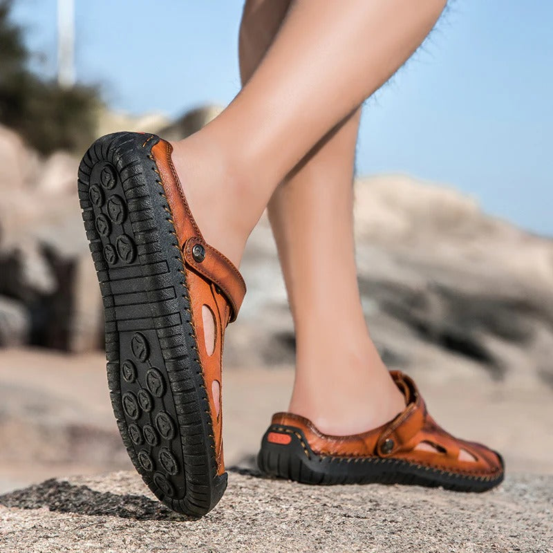 Thomas – Orthopedic Leather Sandals