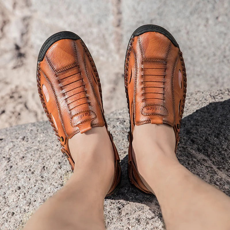 Thomas – Orthopedic Leather Sandals